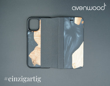 ÉTUI À FLIPCHE PORTO COLLECTION iPhone 12 Mini 6553 Noir